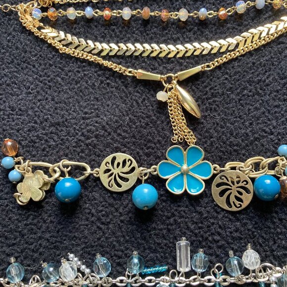 Costume Jewelry Bracelets, Set of 5 - Picture 2 of 5